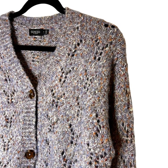 Soaked In Luxury Anabelle Open Knit Cardigan- Size XS - Picture 8 of 14